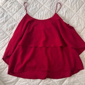 Paper Crane Red Women's Camisole Top